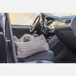 Bils�de / transportseng beige