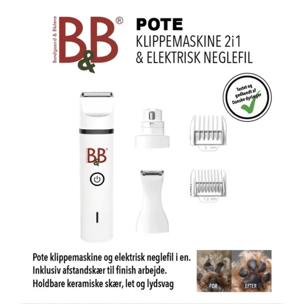 Pote klippemaskine 2-i-1 
