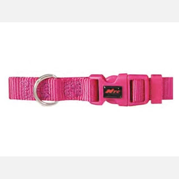 Basic halsbnd fucsia fra NYC