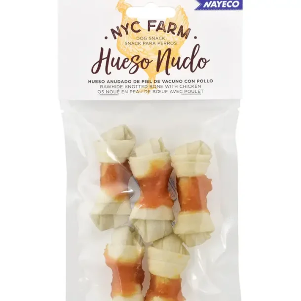 Knudeben med kylling 6 cm (5 stk.)