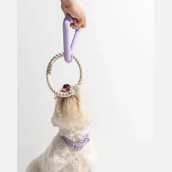 Trekant med reb - lilla