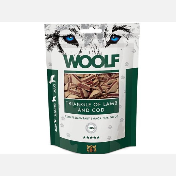 Woolf Triangle of Lamb and Cod 100 g.