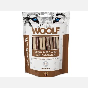 Woolf Long Rabbit and Cod Sanwich 100 g.