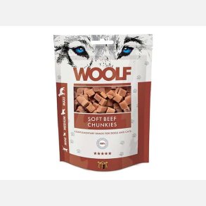 Woolf soft beef chunkies 100 g.