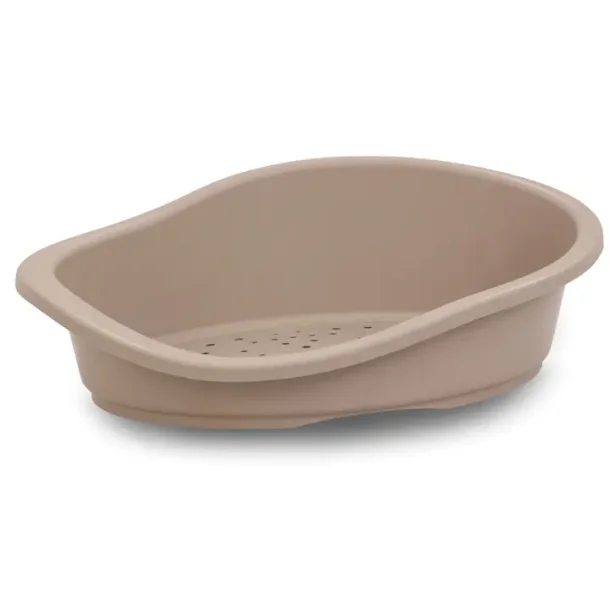 Hundekurv plast beige 