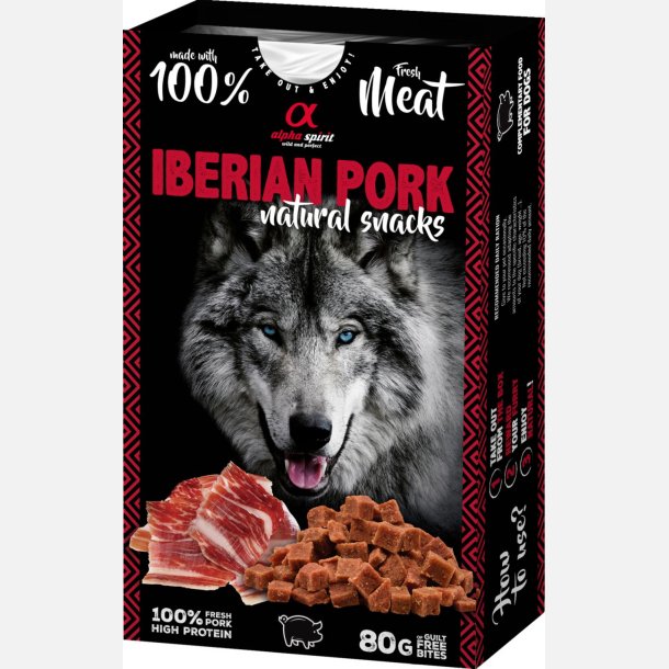 Iberian pork hundesnacks - Spirit Naturals 80 g.