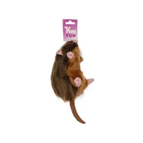 Rotte Naturens Dyr stor 20 cm.