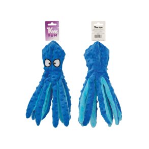 Bl�ksprutte Rasle Bl� i plys 31 cm.