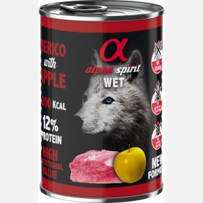 V�dfoder med svin og gul �ble 400 g.