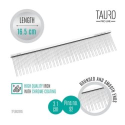 Comb Double Teeth M, 16,5 cm.