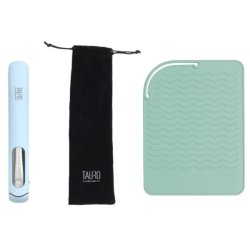 Tr�dl�s coat straightener with negative ion technology, light blue, USB