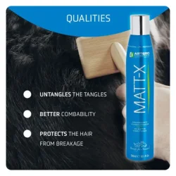 Matt-X Detangler Spray Imod Filtknuder 300 ml.