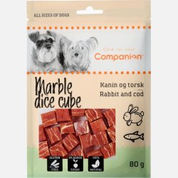 Marble dice cube - kanin og torsk 80 g.