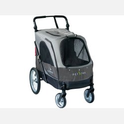 Petstro Stroller Silverwing - XL (brown / dark grey)
