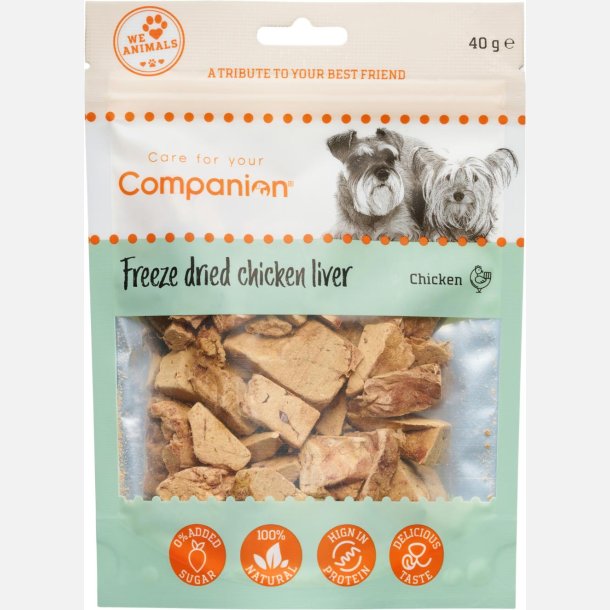 Freeze dried chicken liver