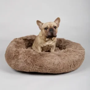 Donut hundekurv - brun