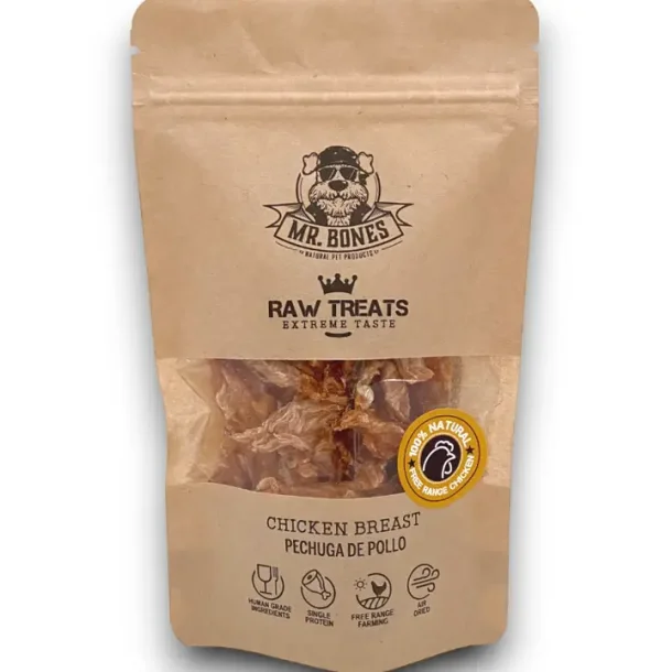 Raw Treats Kyllingebryst - naturlig snack 