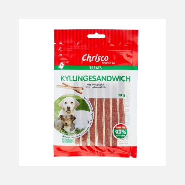 Kyllingesandwich 80 g.