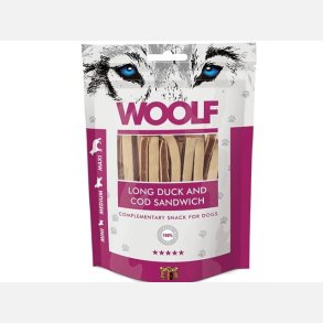 Woolf Long Duck And Cod Sandwich 100 g.