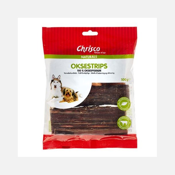 Oksestrips 100 g.