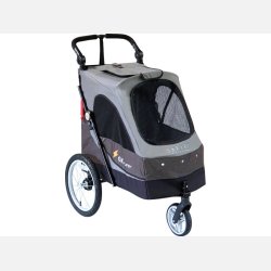 Petstro Stroller Safari - M (brown / dark grey)